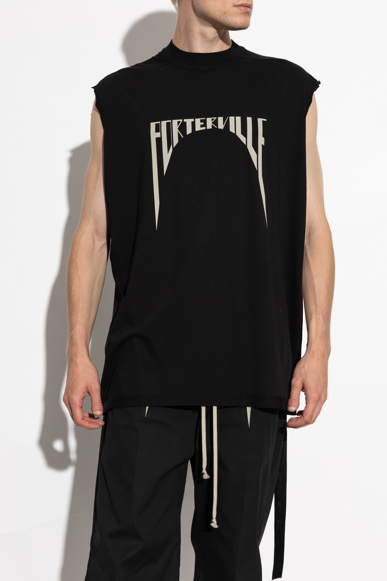 Rick Owens Tarp T-Shirt - Black | Garmentory